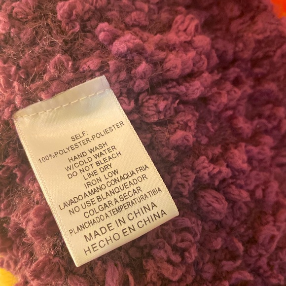 LISTICLE Oversized Purple Durple Purple Peter Eater Kawaii Fuzzy Sweater - Picture 11 of 12